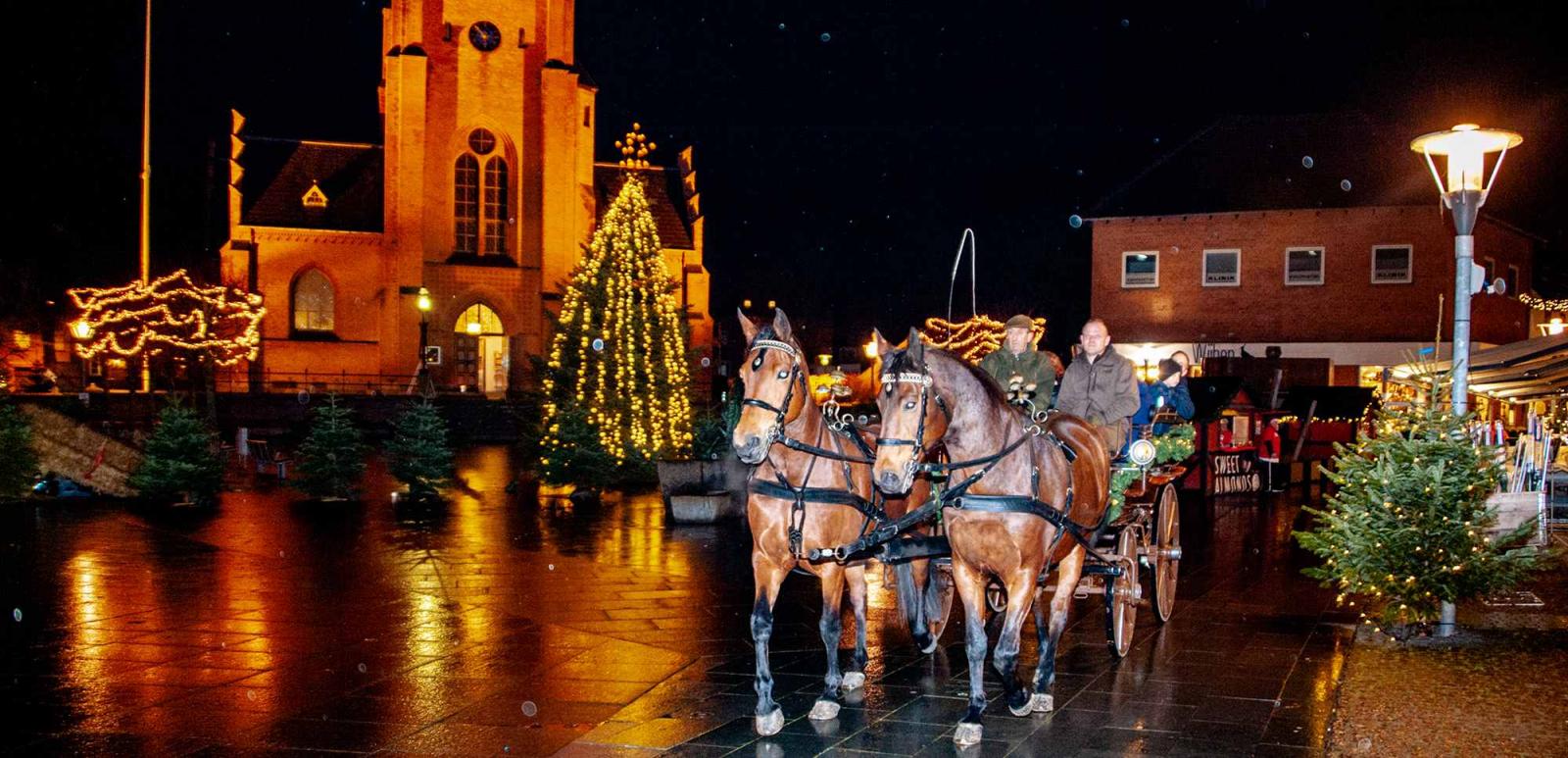 Jul, hestevogn, Nykøbing