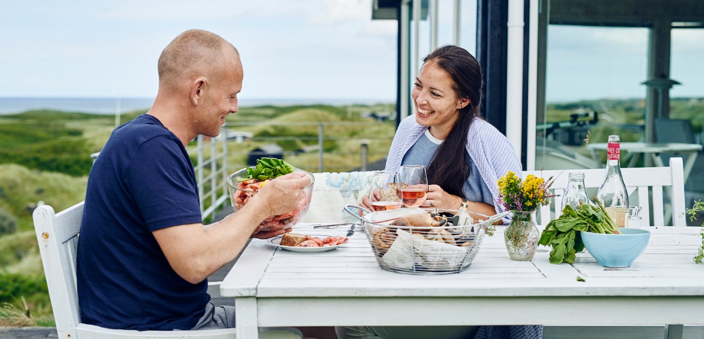 Mad i sommerhus