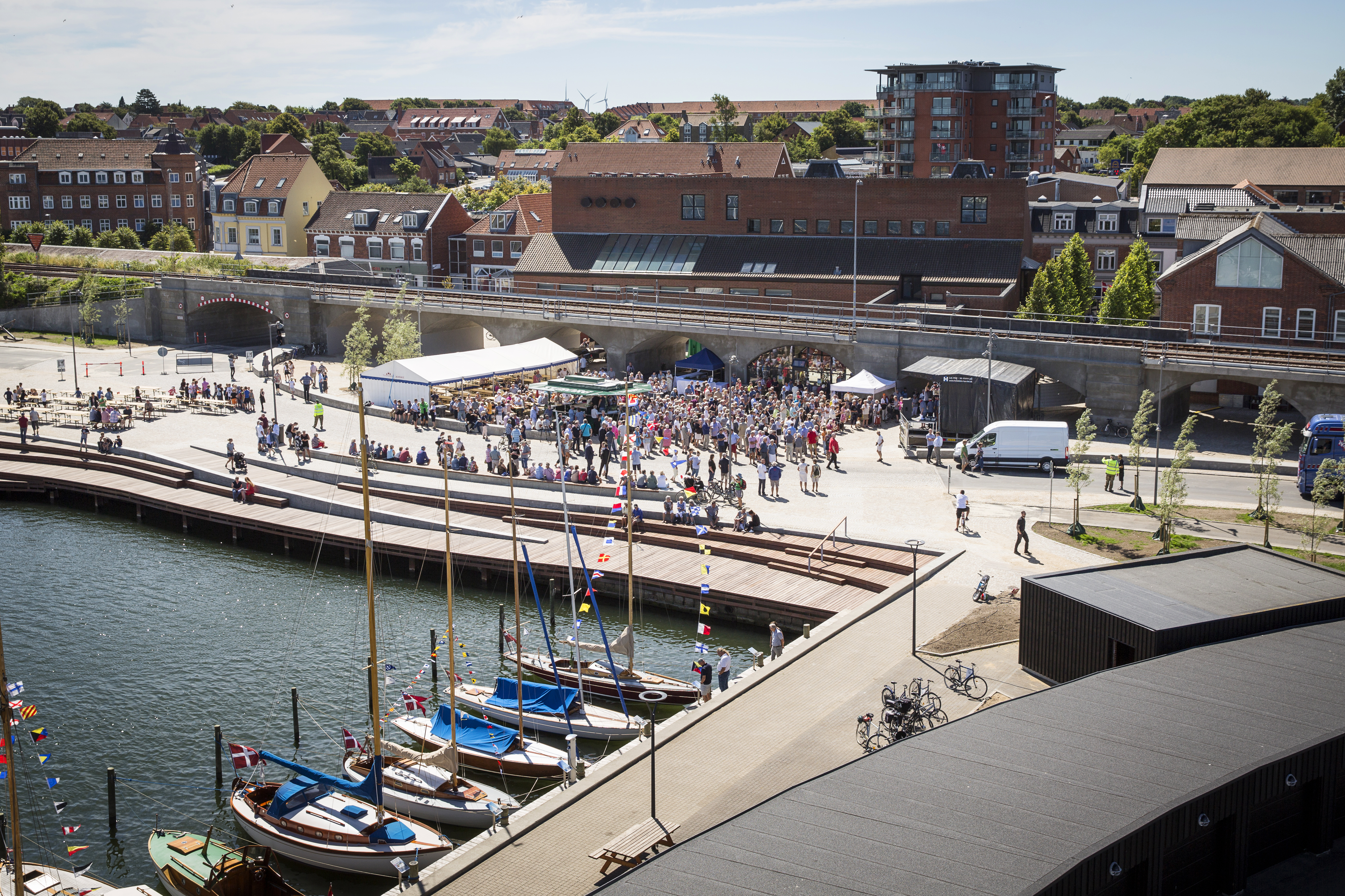 Struer Havn, sommer