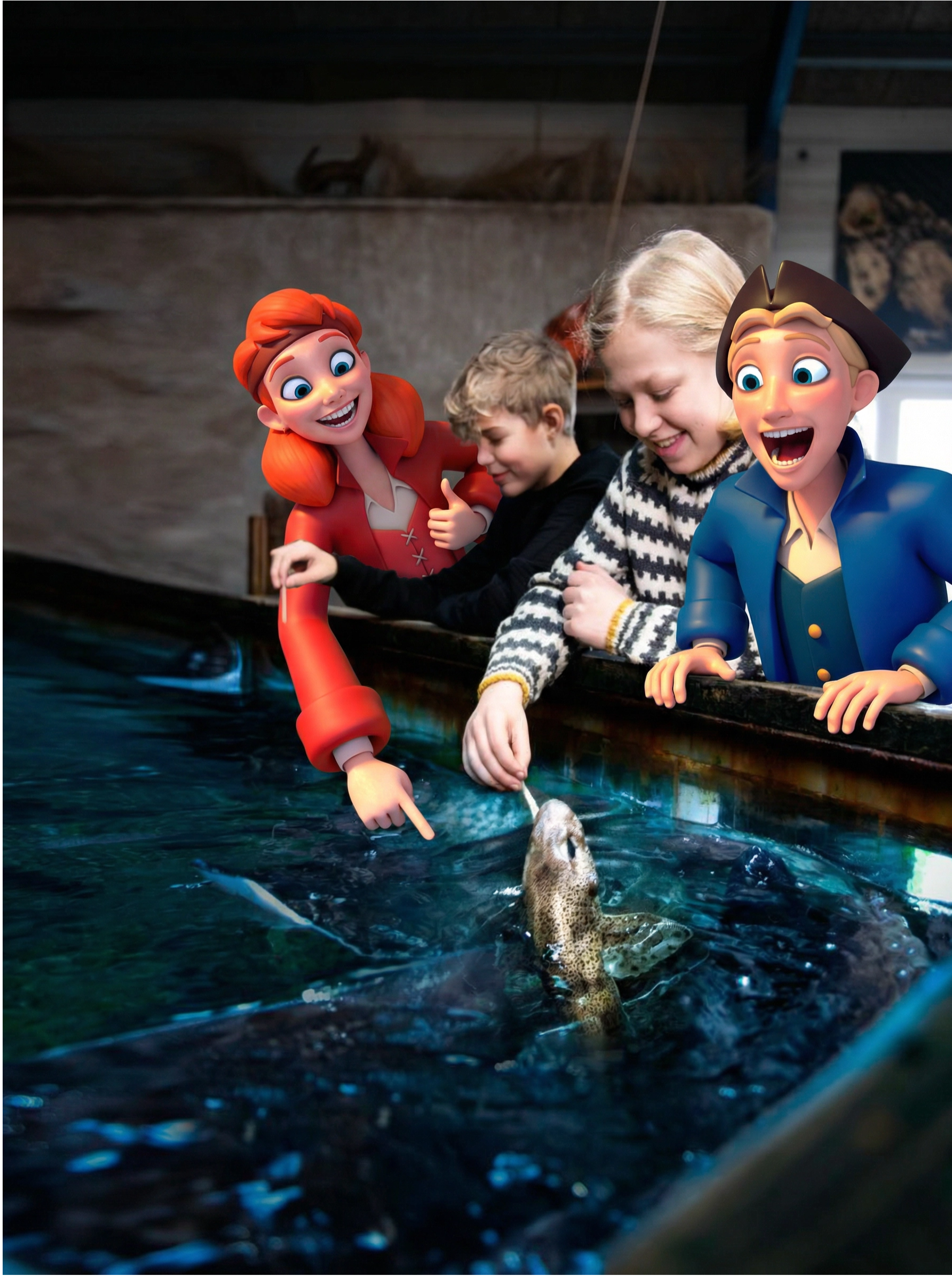 Pirater på Jyllandsakvariet
