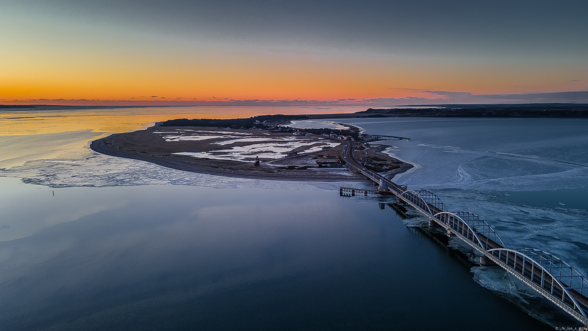 Oddersund om vinteren