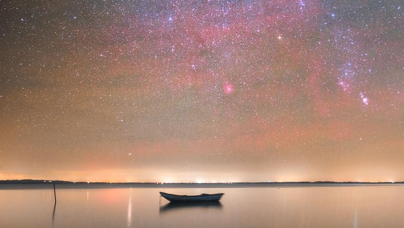 Mors, Limfjorden, Båd, Stjernehimmel