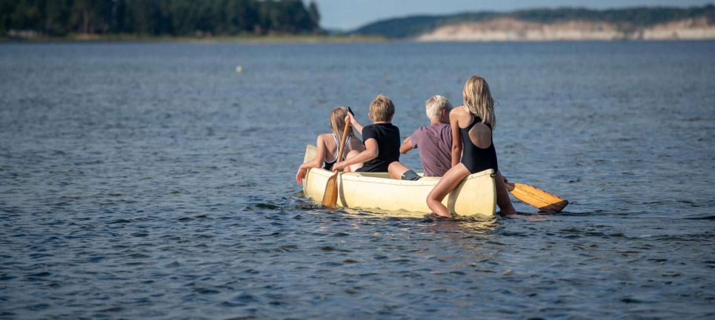 Canoeing by Lundø