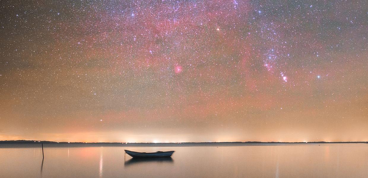 Mors, Limfjorden, Båd, Stjernehimmel
