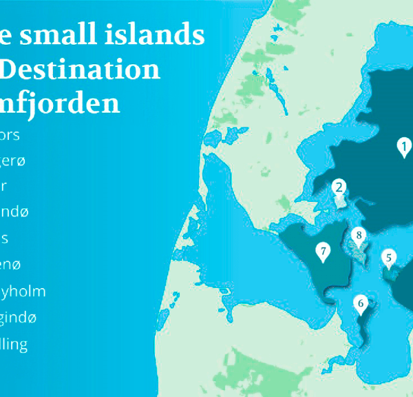 The islands in the Limfjorden